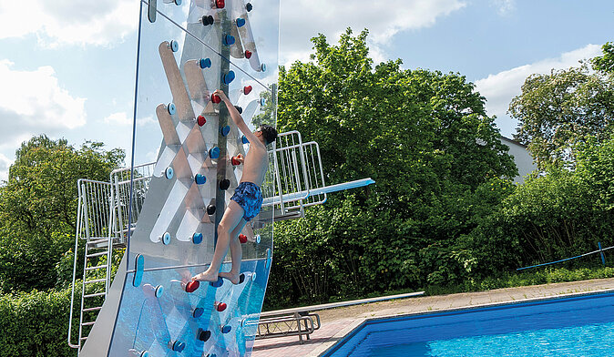 Klettern beim ews-cup