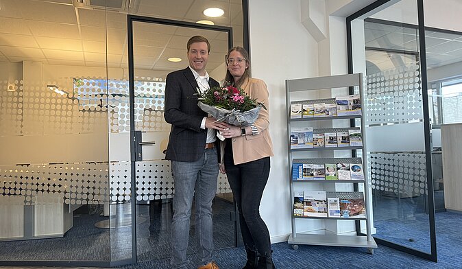 Neue Kollegin bei der ews